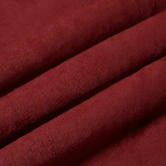Gooi Deken Bordeaux Rood 130 x 150 cm Fleece 7
