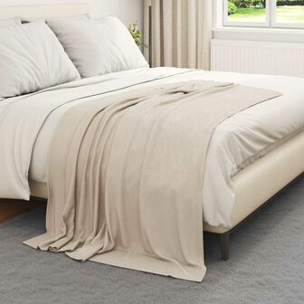 Gooi Deken Beige 170 x 130 cm Fleece 3
