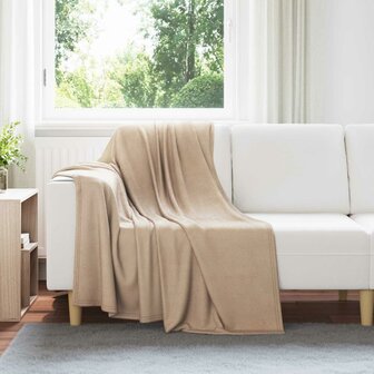 Gooi Deken Kameel 170 x 130 cm Fleece 1