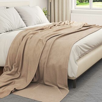 Gooi Deken Kameel 240 x 220 cm Fleece 3