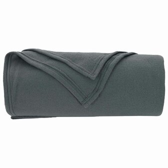 Gooi Deken Donkergrijs 200 x 150 cm Fleece 4