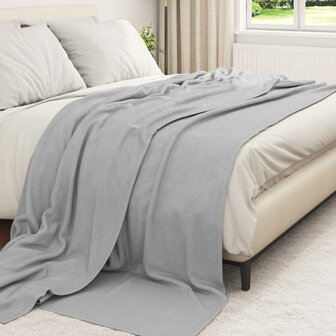 Gooi Deken Grijs 270 x 240 cm Fleece 3