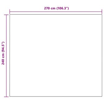 Gooi Deken Cr&egrave;me 270 x 240 cm Fleece 8