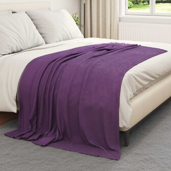 Gooi Deken Paars 200 x 150 cm Fleece 3