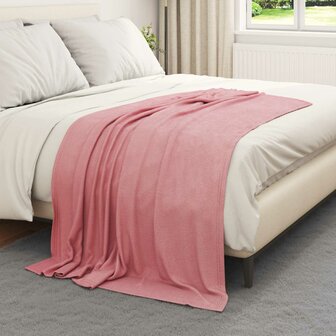 Gooi Deken Roze 170 x 130 cm Fleece 3