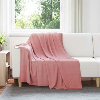 Gooi Deken Roze 200 x 150 cm Fleece 1