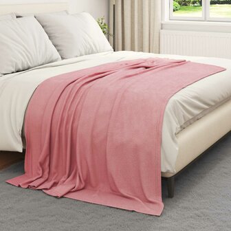 Gooi Deken Roze 200 x 150 cm Fleece 3