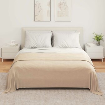 Gooi Deken Kameel 280 x 210 cm Fleece 3