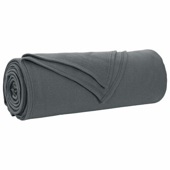 Gooi Deken Donkergrijs 210 x 140 cm Fleece 2