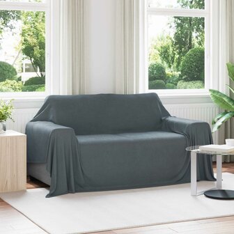 Gooi Deken Donkergrijs 280 x 210 cm Fleece 1