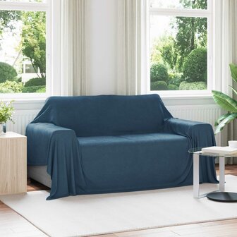 Gooi Deken Marineblauw 280 x 210 cm Fleece 1