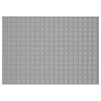 Verzwaringsdeken 135x200 cm 6 kg stof grijs 3