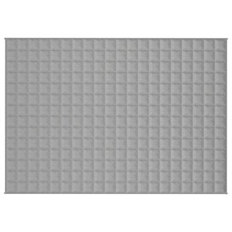 Verzwaringsdeken 140x200 cm 6 kg stof grijs 3