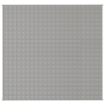 Verzwaringsdeken 220x230 cm 15 kg stof grijs 3