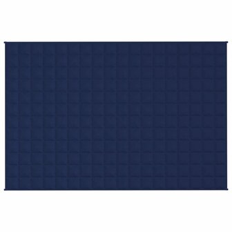 Verzwaringsdeken 122x183 cm 5 kg stof blauw 3