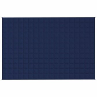 Verzwaringsdeken 122x183 cm 9 kg stof blauw 3