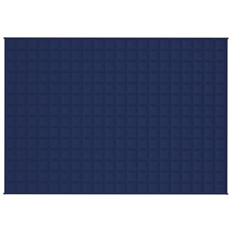 Verzwaringsdeken 135x200 cm 6 kg stof blauw 3