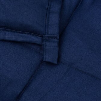 Verzwaringsdeken 152x203 cm 11 kg stof blauw 5