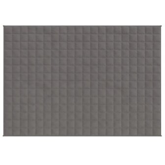 Verzwaringsdeken 152x203 cm 7 kg stof grijs 3
