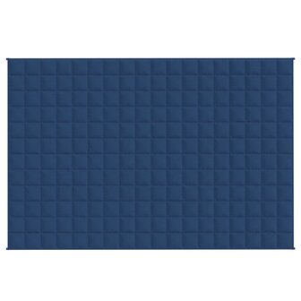 Verzwaringsdeken 122x183 cm 5 kg stof blauw 3