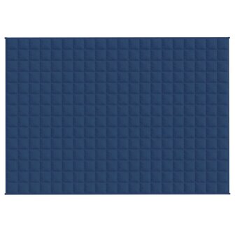 Verzwaringsdeken 140x200 cm 6 kg stof blauw 3