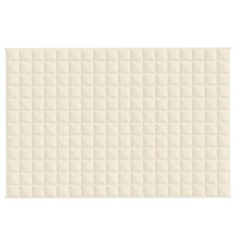 Verzwaringsdeken 122x183 cm 5 kg stof lichtcr&egrave;mekleurig 3