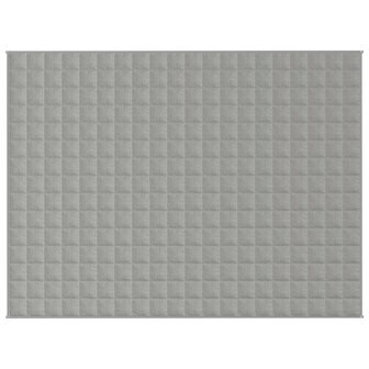 Verzwaringsdeken 150x200 cm 7 kg stof grijs 3