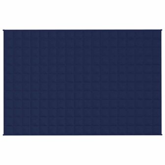 Verzwaringsdeken 120x180 cm 9 kg stof blauw 3