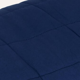 Verzwaringsdeken 150x200 cm 11 kg stof blauw 4