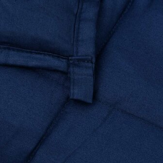 Verzwaringsdeken 150x200 cm 11 kg stof blauw 5