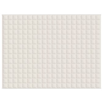 Verzwaringsdeken 150x200 cm 11 kg stof lichtcr&egrave;mekleurig 3