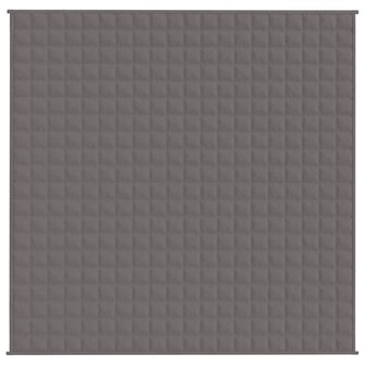 Verzwaringsdeken 200x200 cm 9 kg stof grijs 3