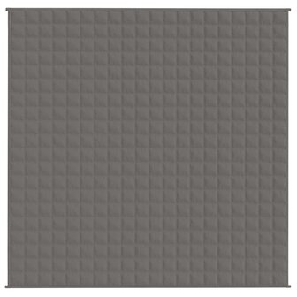 Verzwaringsdeken 200x200 cm 13 kg stof grijs 3