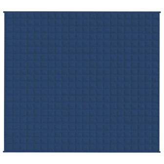 Verzwaringsdeken 200x225 cm 13 kg stof blauw 3