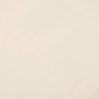 Verzwaringsdeken 138x200 cm 10 kg stof lichtcr&egrave;mekleurig 4