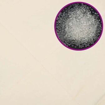 Verzwaringsdeken 155x220 cm 7 kg stof lichtcr&egrave;mekleurig 6