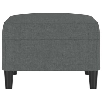 Voetenbank 70x55x41 cm stof donkergrijs 4
