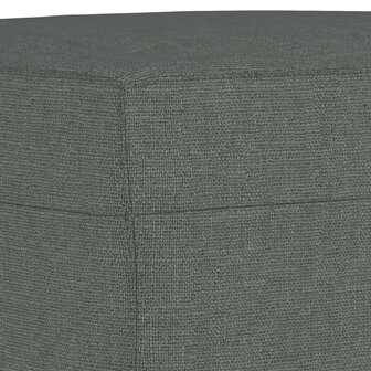 Voetenbank 70x55x41 cm stof donkergrijs 5