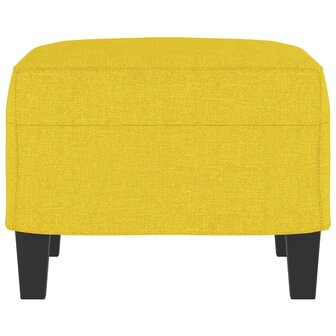 Voetenbank 60x50x41 cm stof geel 4