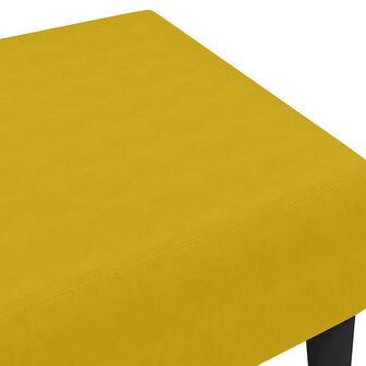 Voetenbank 77x55x31 cm fluweel geel 6