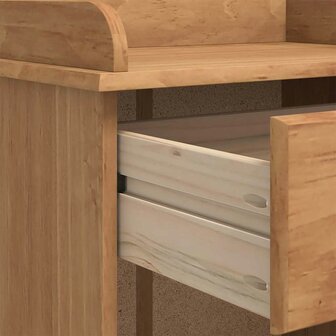 Wijnkast ASKIM Honing Wax 57 x 37 x 114 cm Massief grenenhout 9