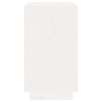 Wijnkast 55,5x34x61 cm massief grenenhout wit 6