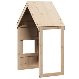 Kinderbedhuisje 55x84x132 cm massief grenenhout 6