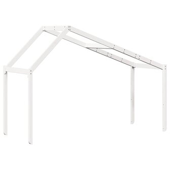 Kinderbedhuisje 213x95,5x144,5 cm massief grenenhout wit 6