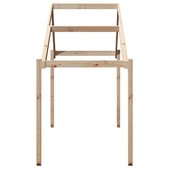 Kinderbedhuisje 203x80,5x142 cm massief grenenhout 5