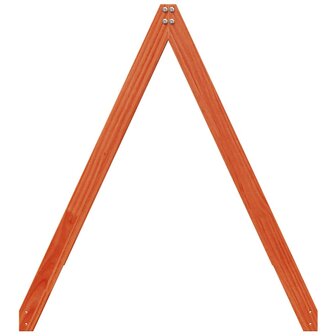 Kinderbedhuisje 209x85,5x88 cm massief grenenhout wasbruin 5