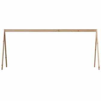 Kinderbedhuisje 199x80,5x88 cm massief grenenhout 4