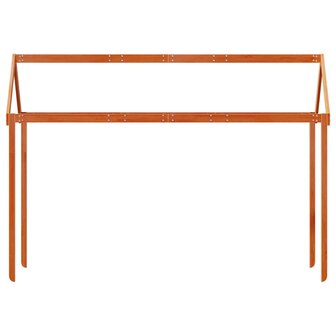 Kinderbedhuisje 217x95,5x159 cm massief grenenhout wasbruin 4