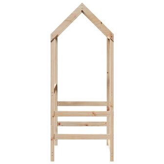 Kinderbedhuisje 118x70x176,5 cm massief grenenhout 5