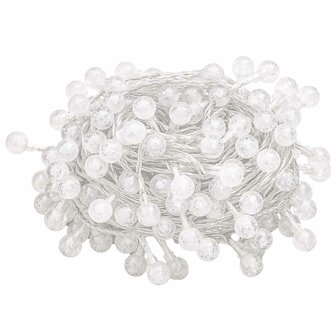 Lichtsnoer met 400 LED&amp;apos;s 8 functies koudwit 40 m 3
